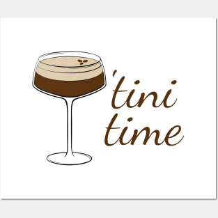 Tini Time Funny Martini Posters and Art